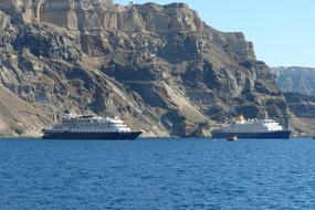 Santorini Greek boat