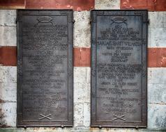 Old Cast Historic Memorial Plaque