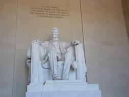 Lincoln Memorial white stone