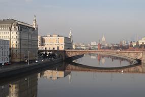 Water River and Bridge city