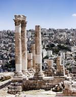 Amman Jordan Ancient monument