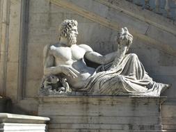 Statue on Piazza Del Campidoglio