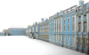 st petersburg palace architecture 3d