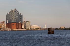 Elbe Philharmonic Hall and water