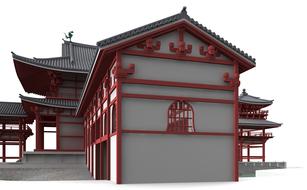 red white japan architecture