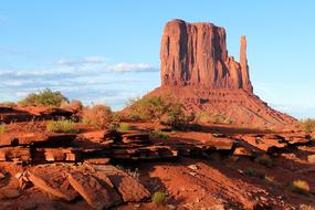 famous Monument Valley Utah Usa