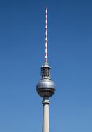 Berlin Tv Tower against the blue sky