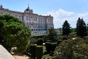 Madrid Palace and park