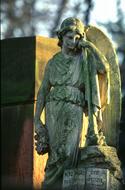 Sculpture old girl
