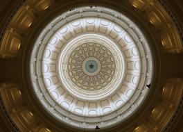 ceiling of traditional cathedral dome