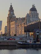 Liverpool Liver Building in Port