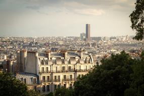 Montparnasse Tower Paris city