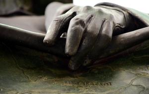Hand Bronze Art statue