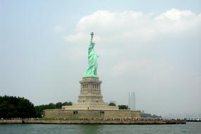 Statue Of Liberty Freedom green