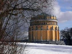 Befreiungshalle Hall winter snow