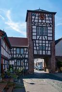 city gate tower, Germany, hesse