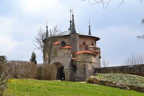 Lichtenstein Castle in Germany on a sunny day