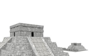 clipart of pyramid mexico architecture