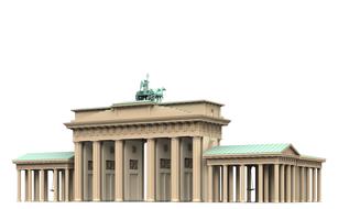 brandenburg goal berlin 3d