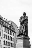 Monument to Martin Luther in Dresden