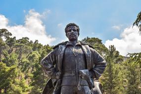 bronze statue of the soldier Grigoris Afxentiou in Cyprus