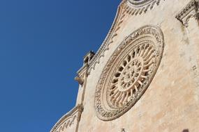facade of the cathedral in Ostuni