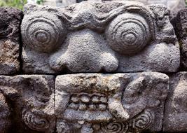 Sculpture of the creature, in the East Java, Indonesia