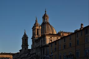 antique building in Rome, Italy