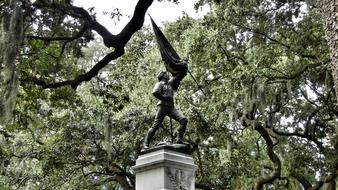Savannah Statue Georgia garden