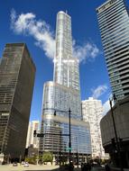 Chicago Illinois Trump skyscrapers