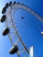 famous London Eye Ferris Wheel