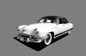 clipart of Retro Old Classic Automobile