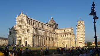 Pisa Leaning tower in Italy Tuscany