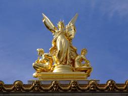 golden Sculpture in Paris