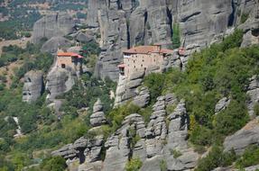 Meteora Greece Cliff castle