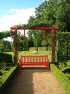 Gardens Dordogne bench