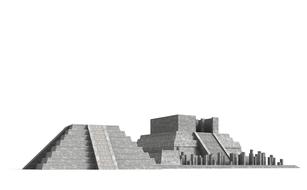 3d model of pyramid in Mexico