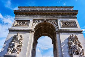Paris France Champs-Elysee monument