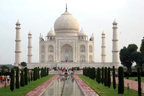 Taj Mahal as a Mausoleum Marble