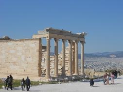 Greek Temple in Acropolis Greece