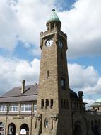 clock tower in Hamburg, hanseatic city