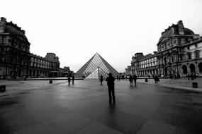 monochrome photo of People and Places Landmark