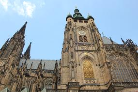 historic building of the Cathedral in Prague, Czech Republic