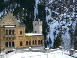 historic Hohenschwangau Closed Castle