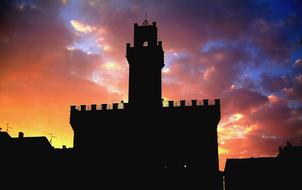 Castle Sky Sunset Evening