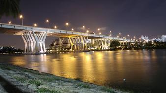 photo of Singapore Night Architecture