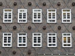 Hanseatic building in Hamburg City