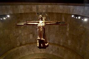 medieval statue in the museum
