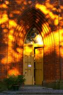 Church Chapel Architecture in the play of light and shadow