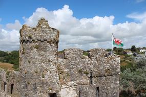 Medieval Wales stone Castle